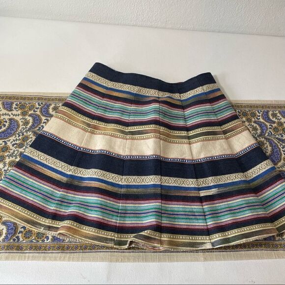 COPY - Chloe Oliver striped skirt Anthropologie - Picture 8 of 10